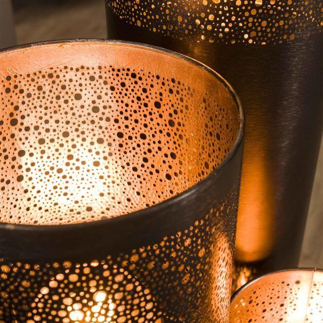 Emob Staande Lamp Cindra 120 Cm-zwarte Nikkel