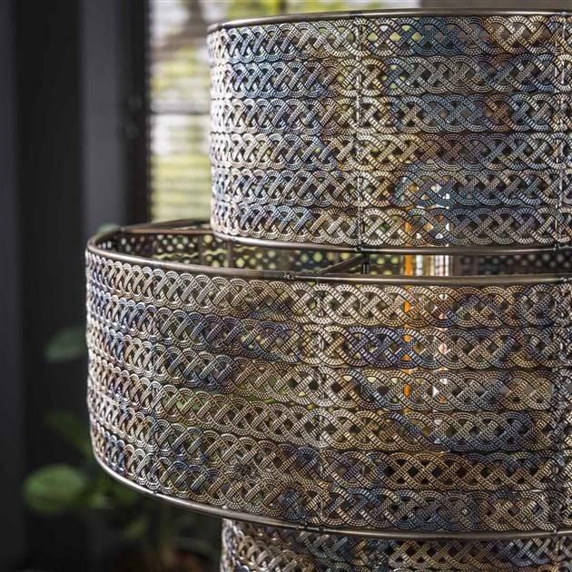 Emob Staande Lamp Lanzo-zwart/bruin