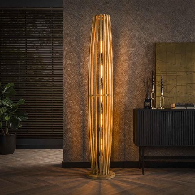 emob Staande lamp Orwell 190 cm-mango