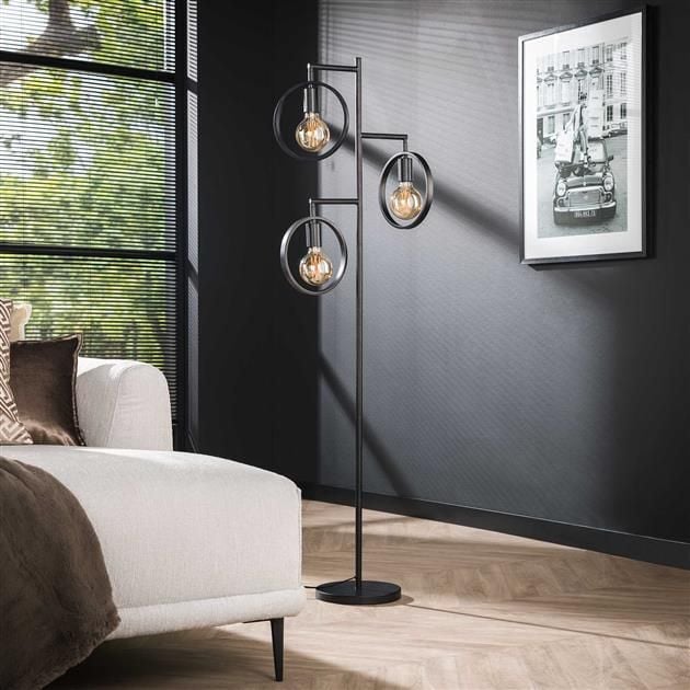 Emob Staande Lamp Rain 155 Cm-Charcoal