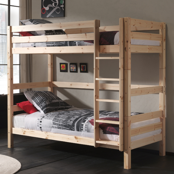 Emob Stapelbed Claire Hoog - Dennenhout