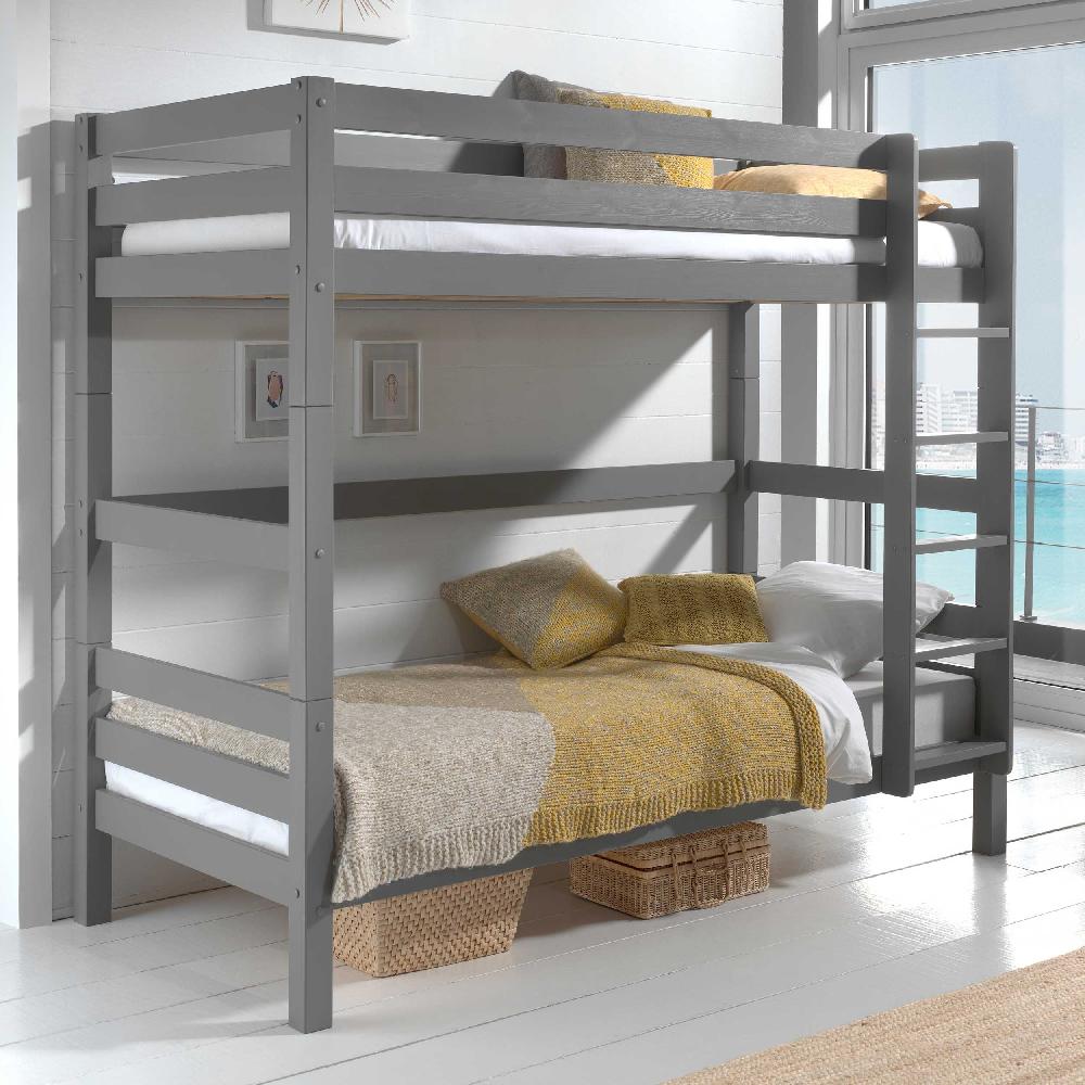 emob Stapelbed Claire hoog - grijs