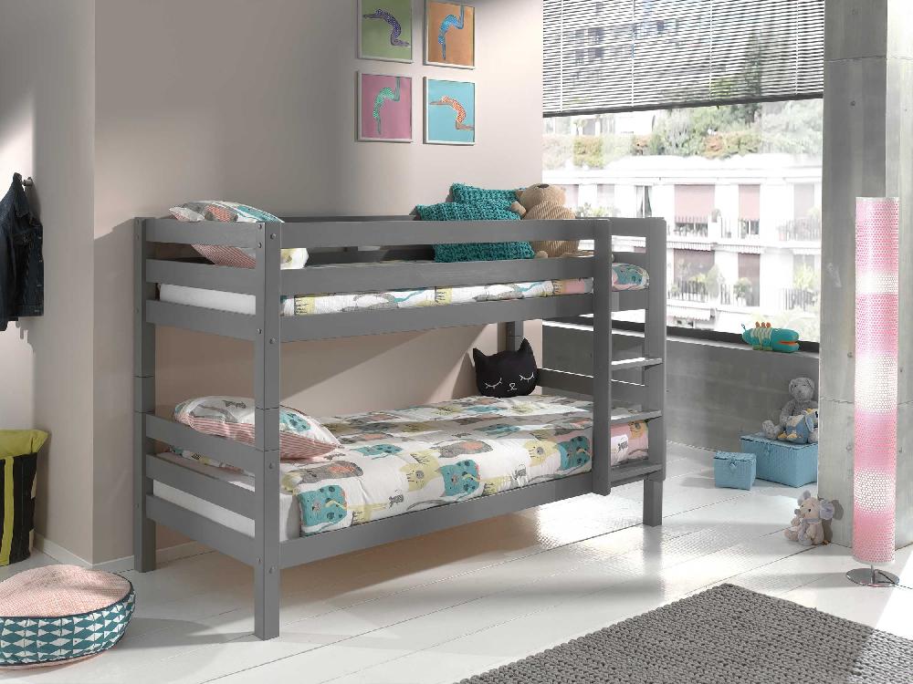 Emob Stapelbed Claire Laag - Grijs