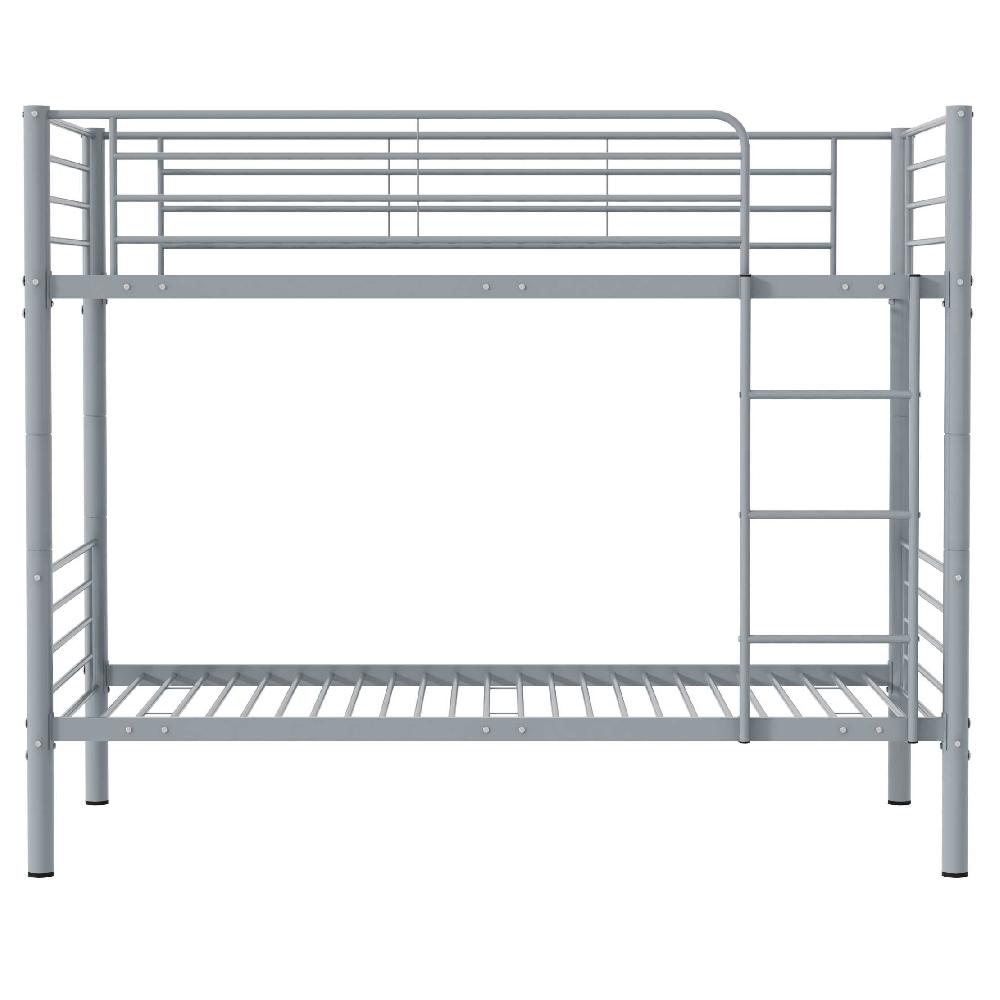 Emob Stapelbed Dixie 90x200cm - Metaal - Mat Grijs