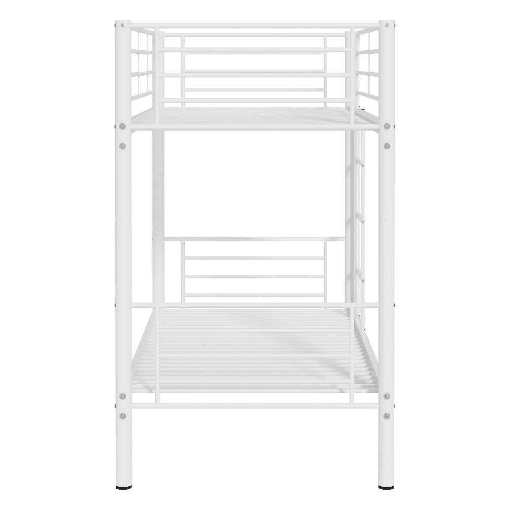 Emob Stapelbed Dixie 90x200cm - Metaal - Mat Wit