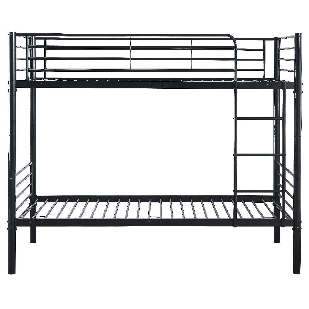 Emob Stapelbed Dixie 90x200cm - Metaal - Mat Zwart