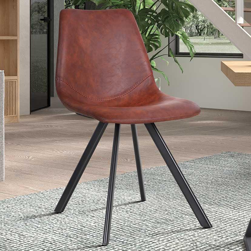 emob Stoel Emmy - donkerbruin