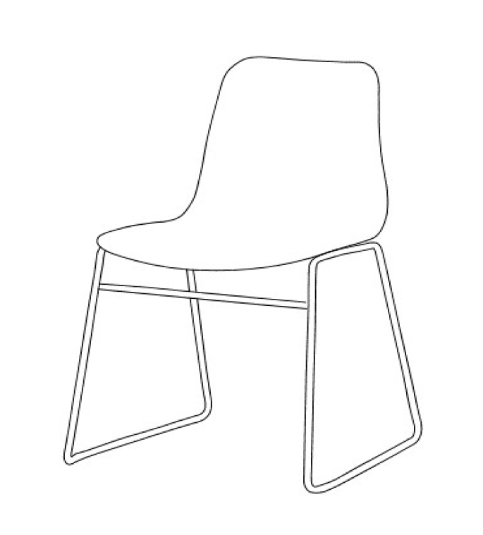 Emob Stoel Marie - Grijsgroen