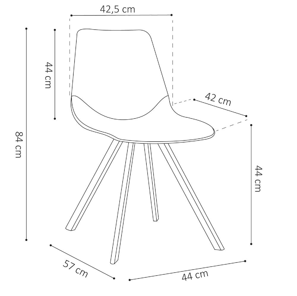 Emob Stoel Norway - Bruin