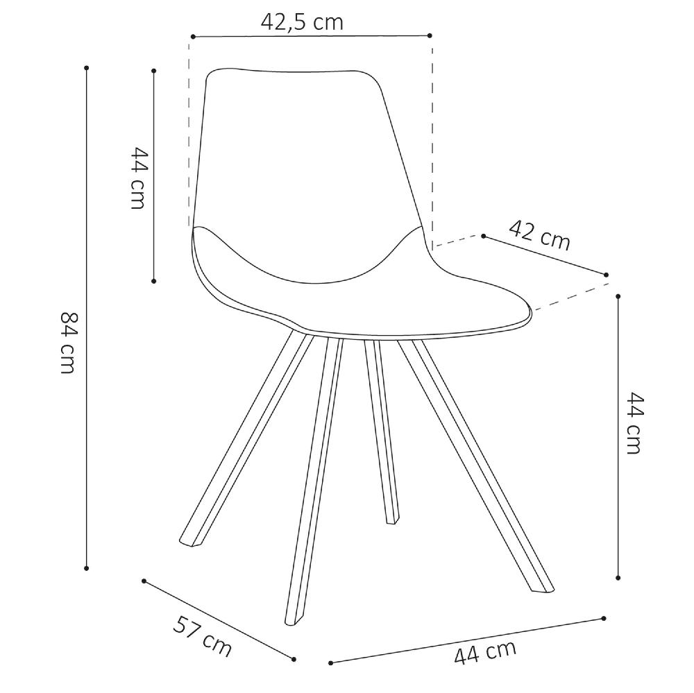 Emob Stoel Norway - Grijs