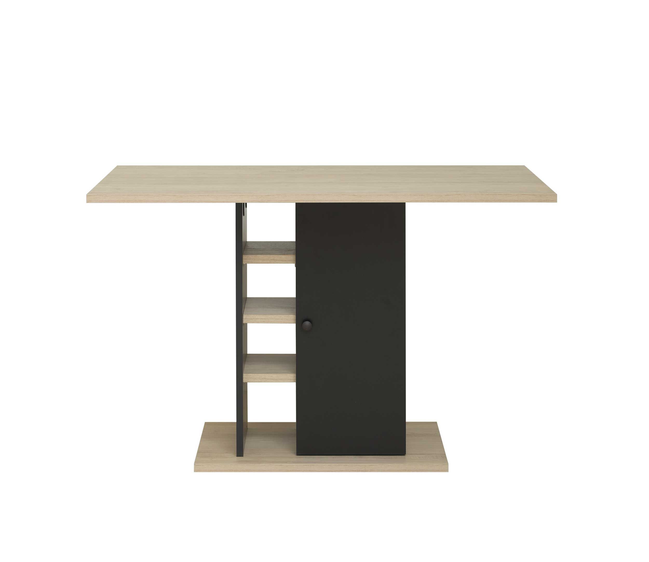 Emob Tafel Luke 120x80 Met Opbergruimte - Kastanje