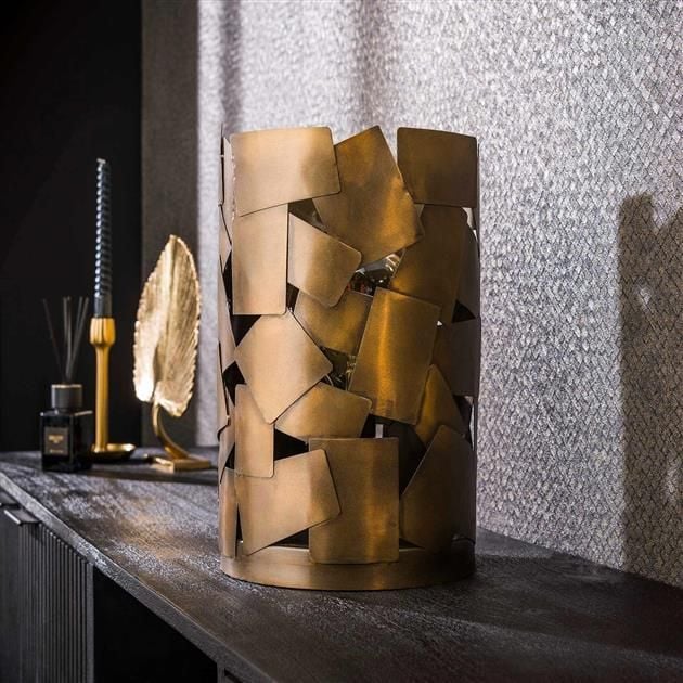 Emob Tafellamp Can-antiek Brons