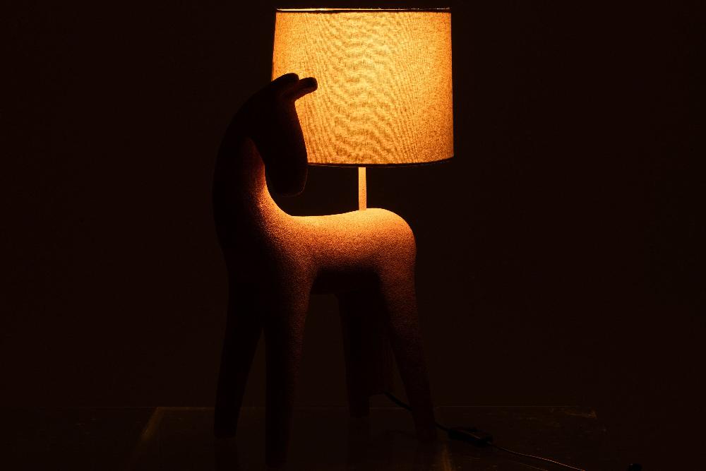 Emob Tafellamp Paard Modern Resine Terra