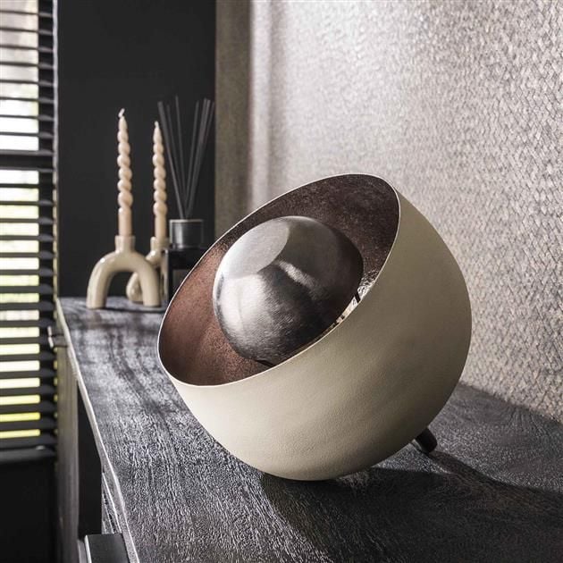 Emob Tafellamp Panette ø22 Cm-Natural Grey