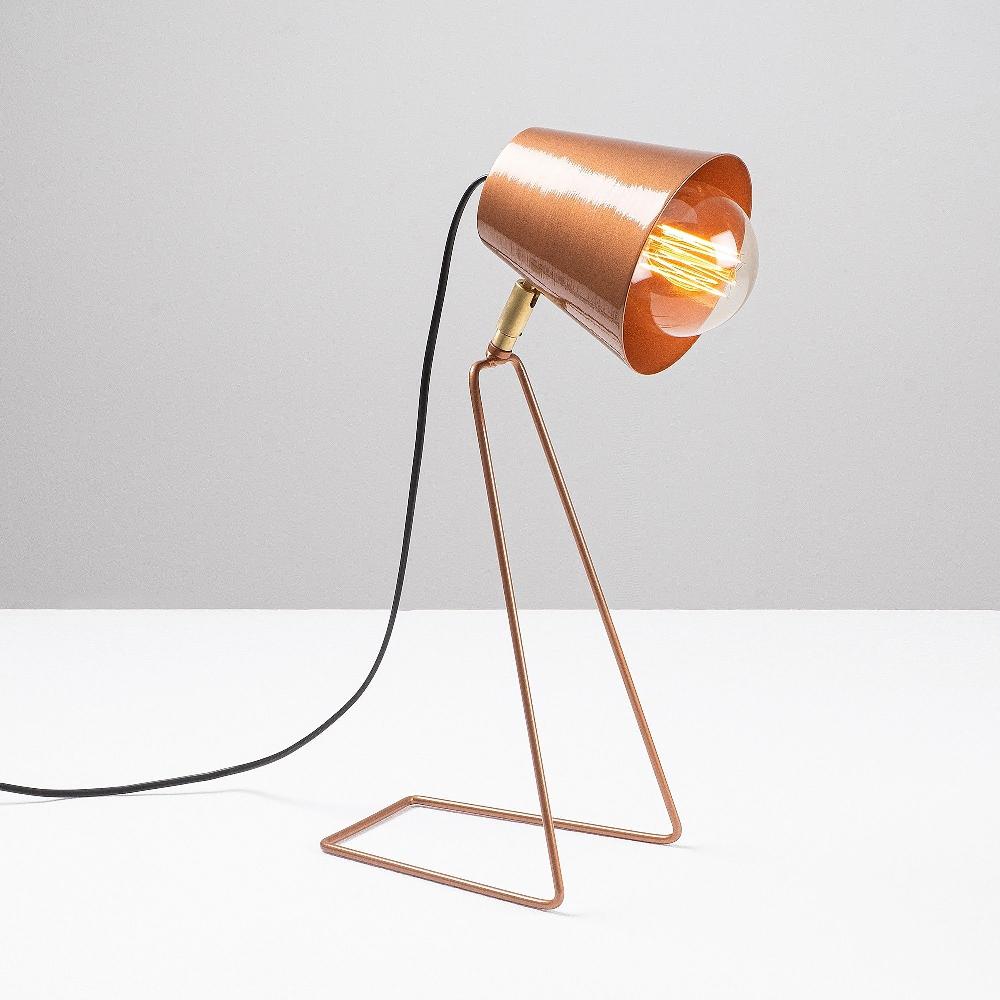 Emob Tafellamp Sheen - 15x25x40cm - Metaal - Koper