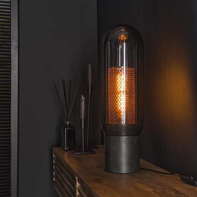 emob Tafellamp Smirna-Artic zwart