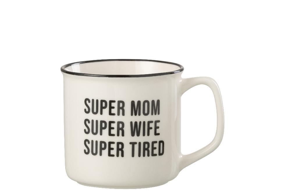 Emob Tas Bericht Bff Porselein Wit/ Zwart