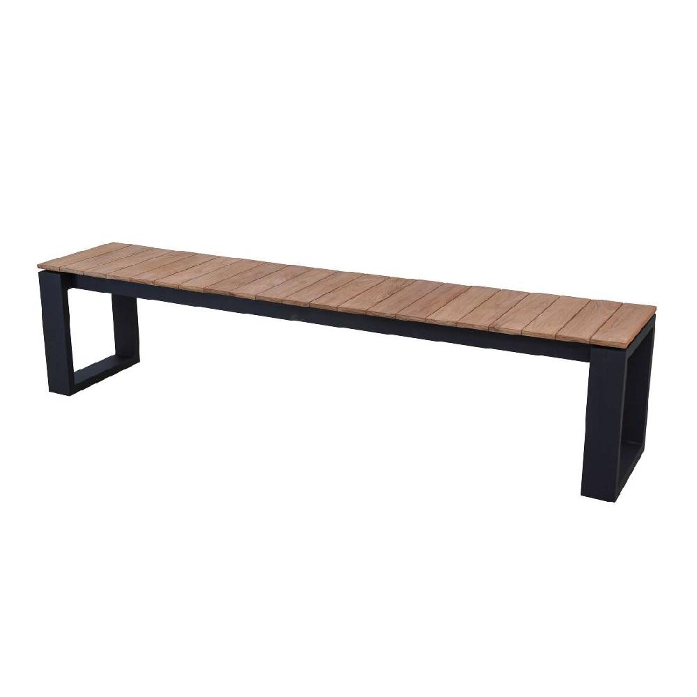 emob Tuinbank Matisse 195cm - zwart/teak