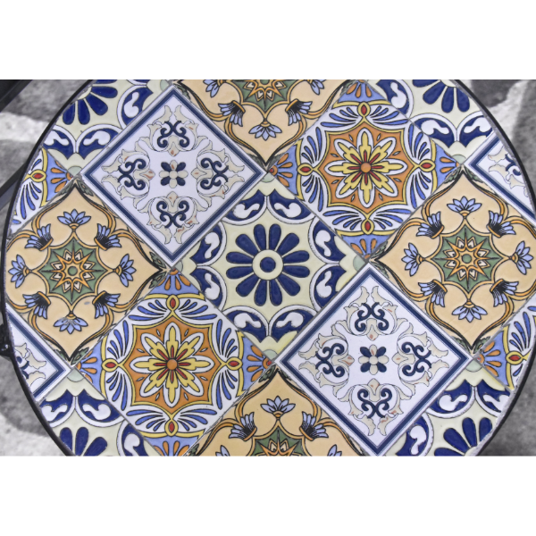 Emob Tuinset Lina- Zwart/mozaïek