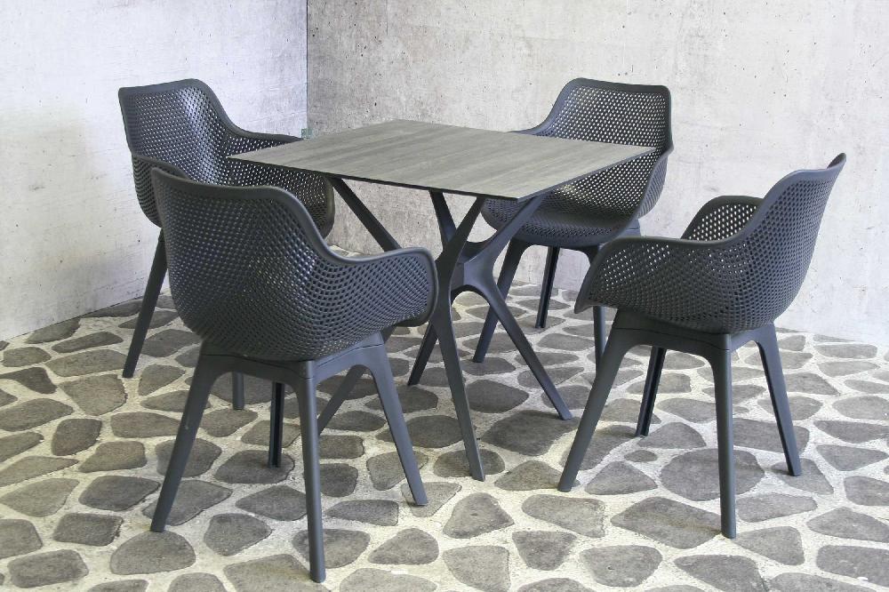 Emob Tuinstoel Jelle - Antraciet