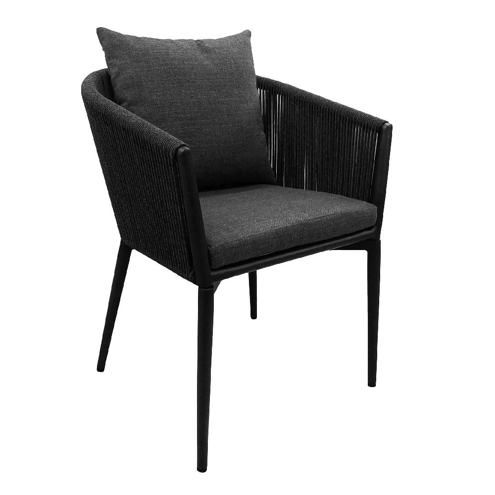 emob Tuinstoel Juno - donkergrijs