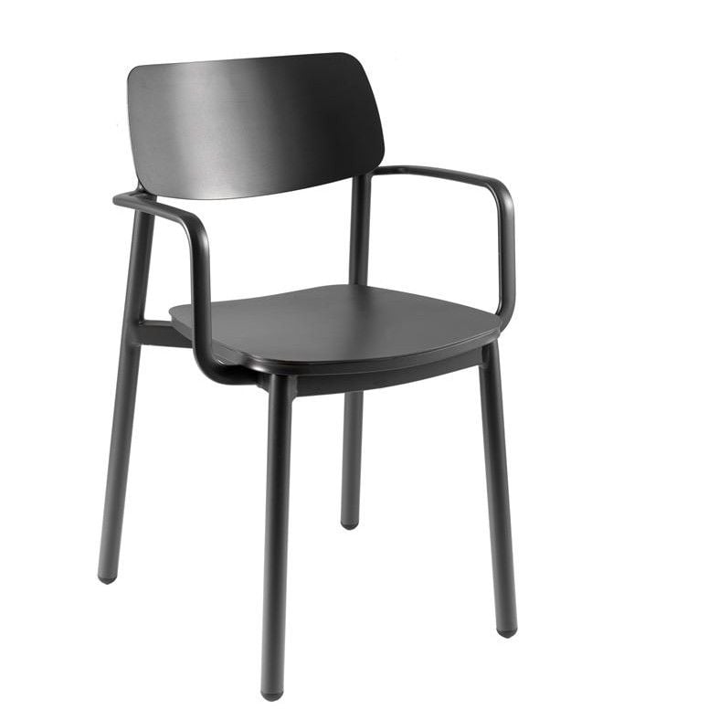 Emob Tuinstoel Met Armleuning Minos - Antraciet