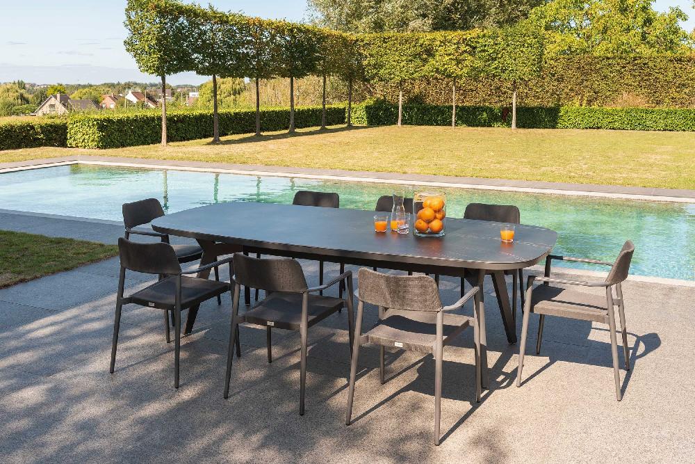 Emob Tuinstoel Pili - Antraciet