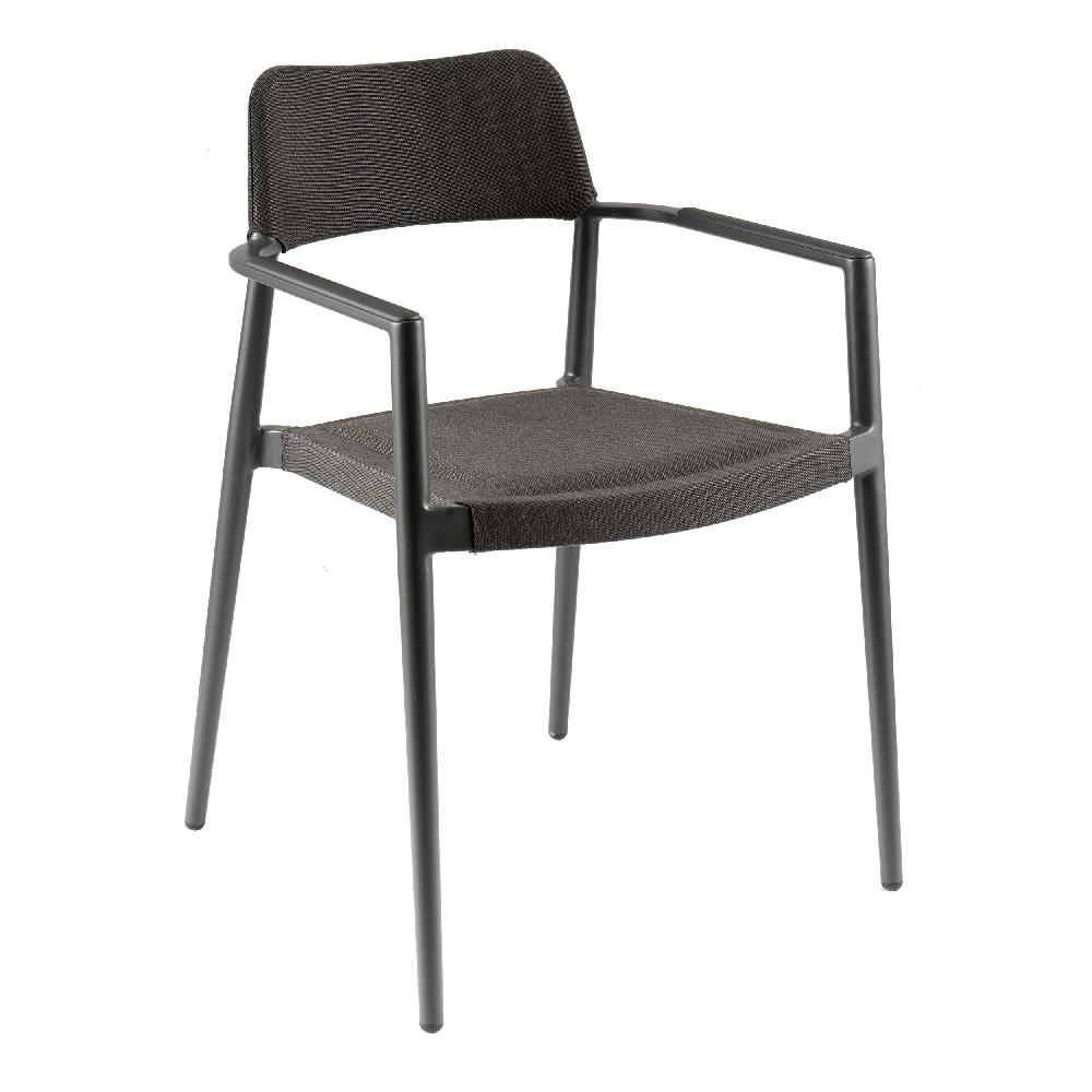 emob Tuinstoel Pili - antraciet