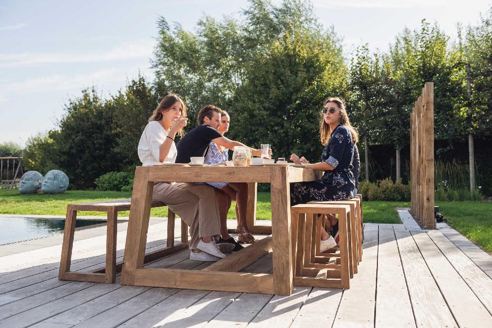 Emob Tuintafel Iberica - Teak