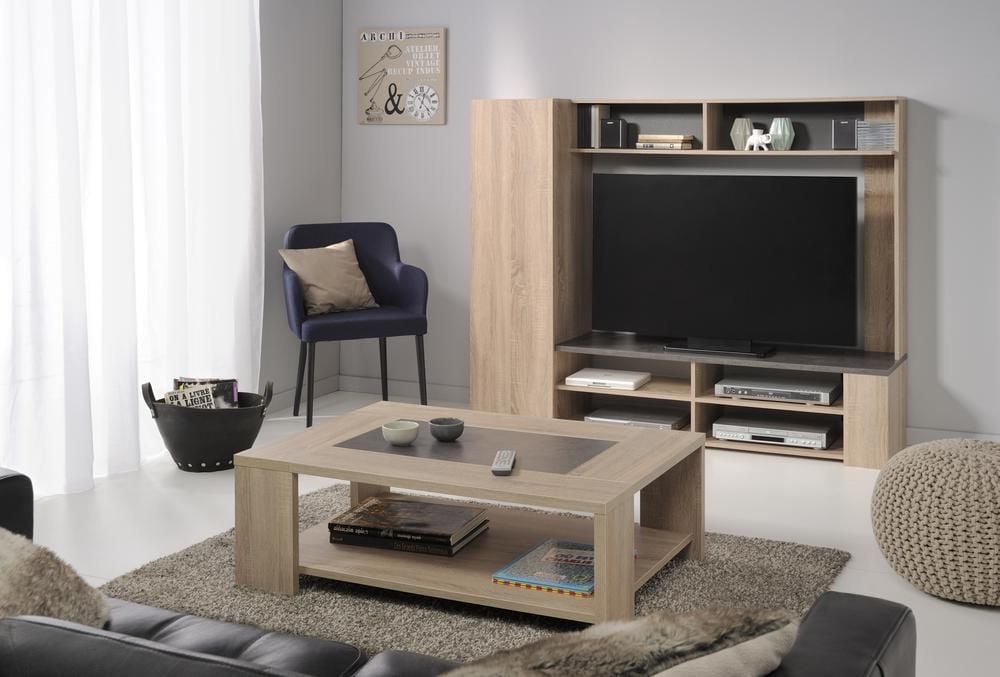 Emob Tv-meubel Fumay Met Kast 165cm - Bruin