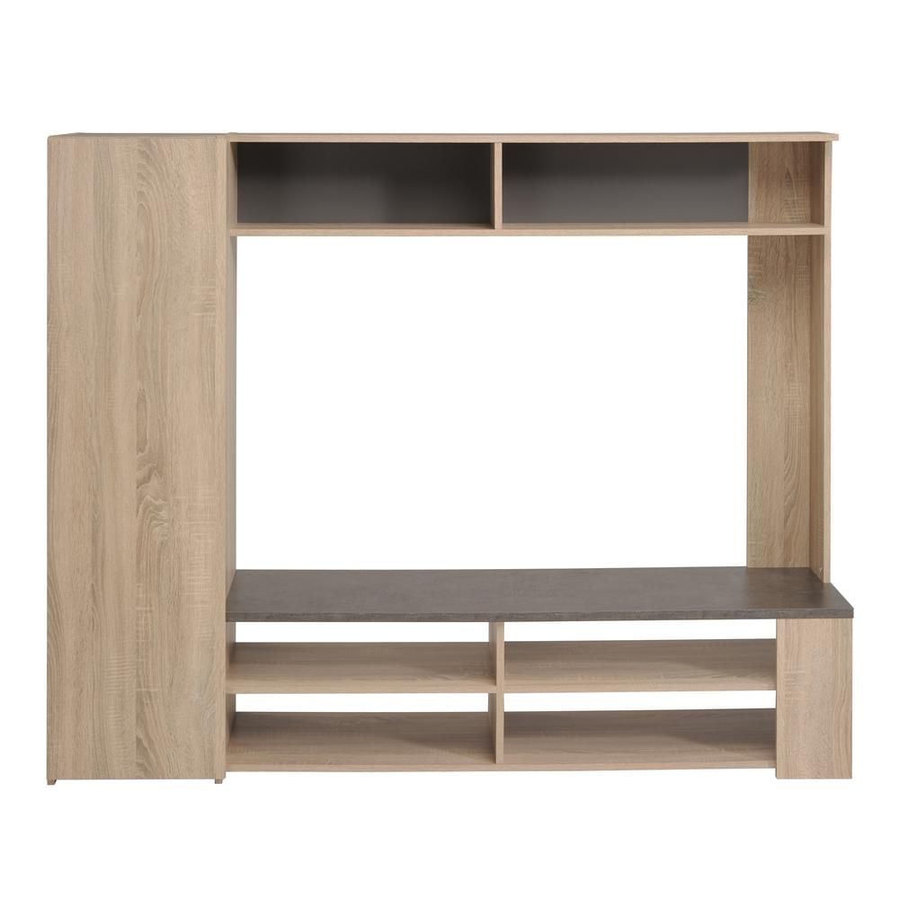 Emob Tv-meubel Fumay Met Kast 165cm - Bruin