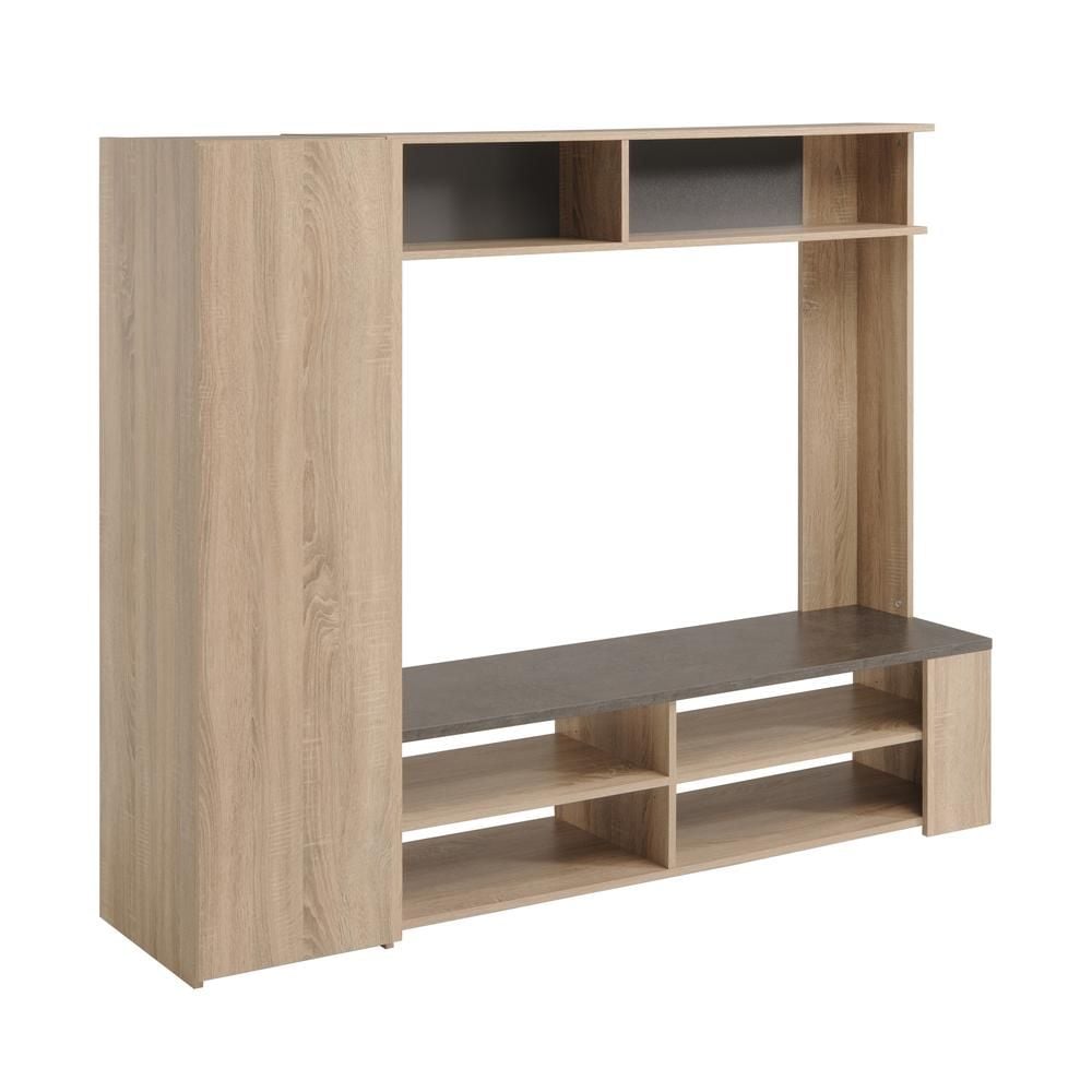 emob Tv-meubel Fumay met kast 165cm - bruin