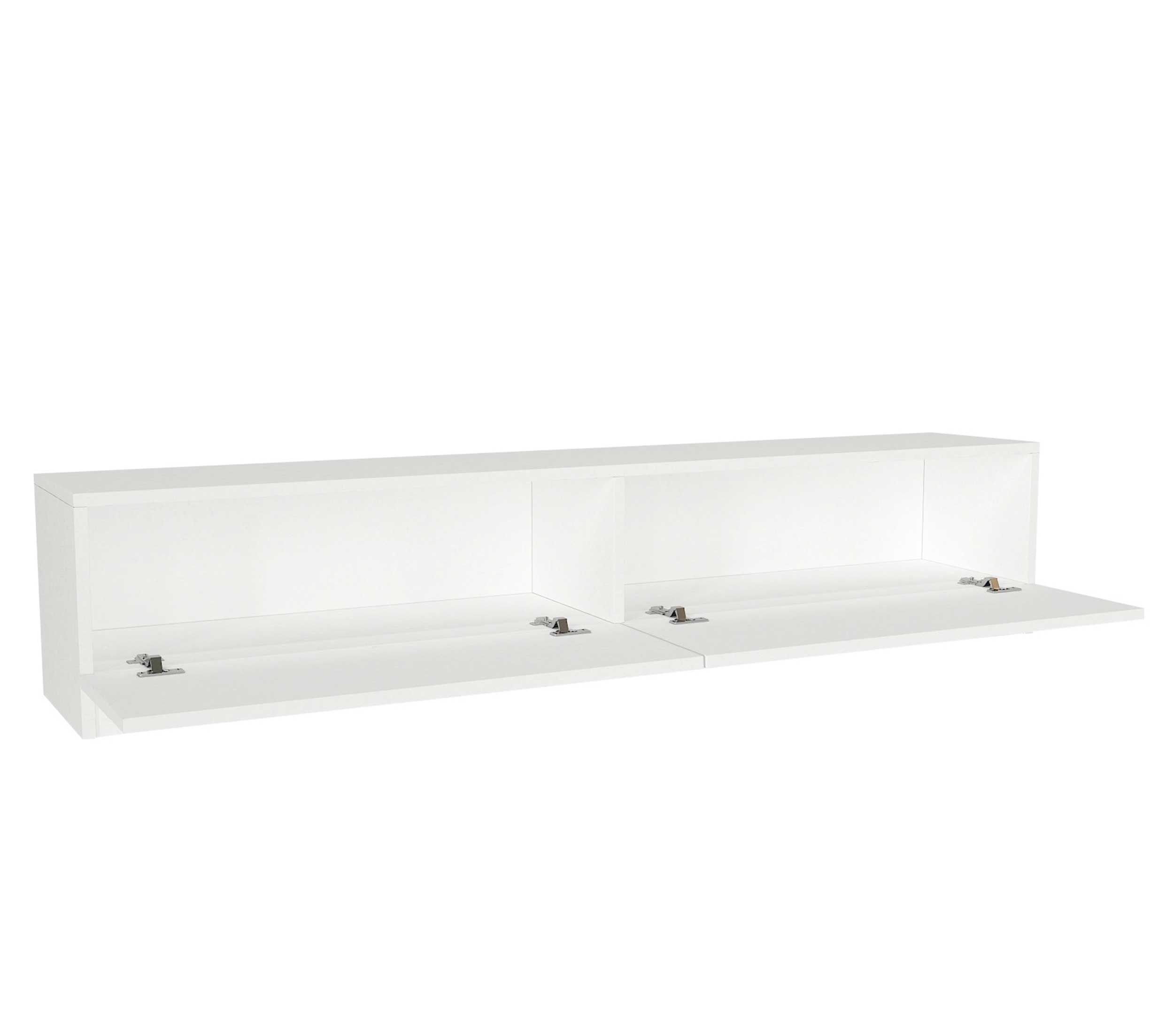 Emob TV-meubel Hank - 160x31x33cm - 2 Deuren - Wit