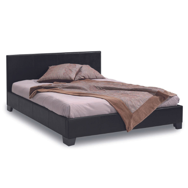 Emob Tweepersoonsbed Miro 140x200 - Zwart