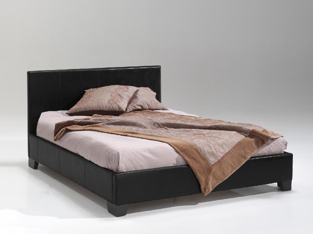 Emob Tweepersoonsbed Miro 140x200 - Zwart