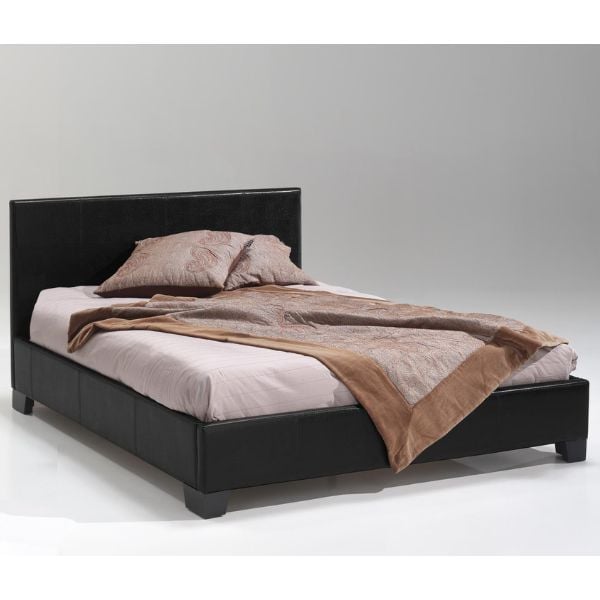 emob Tweepersoonsbed Miro 140x200 - zwart