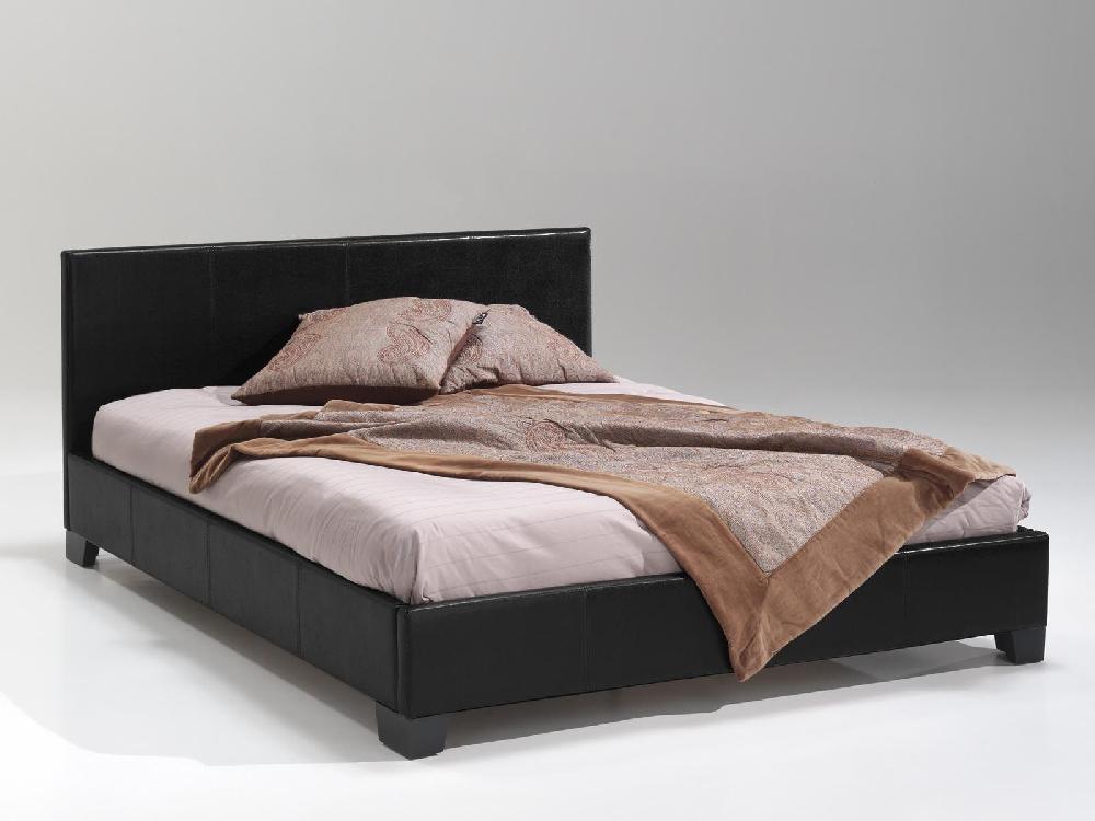 Emob Tweepersoonsbed Miro 160x200 - Zwart