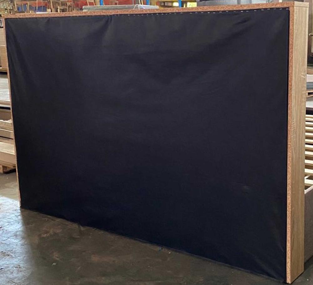 Emob Tweepersoonsbed Toba 160x200 - Grijs/eik