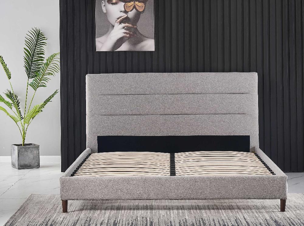 Emob Tweepersoonsbed Zulema 140x200 - Grijs