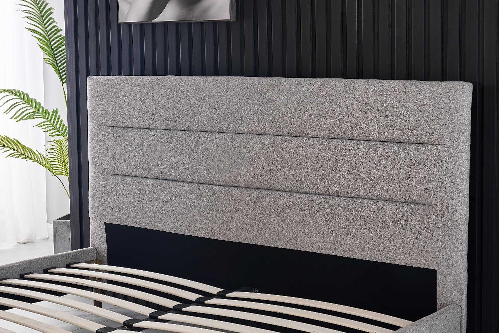 Emob Tweepersoonsbed Zulema 180x200 - Grijs
