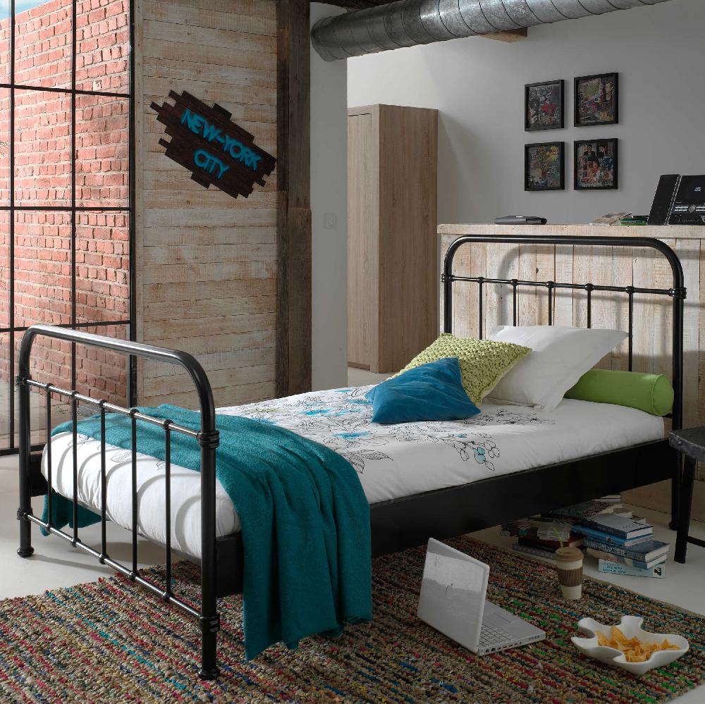 emob Twijfelaar New York 120x200cm metaal - zwart