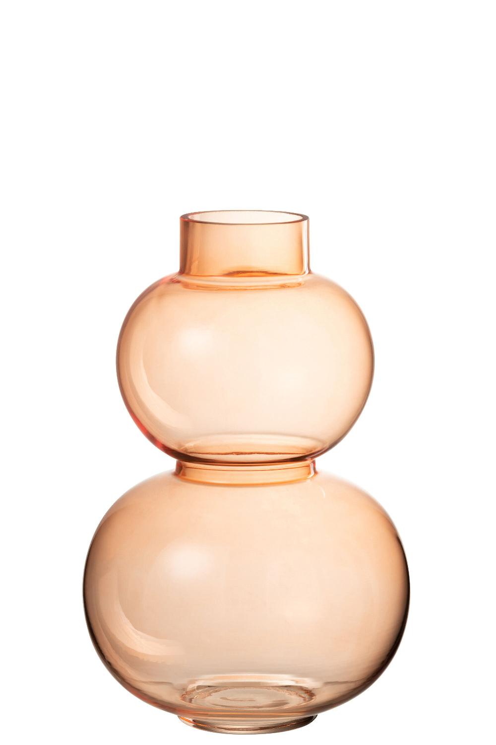 Emob Vaas Bol Glas Oranje Small