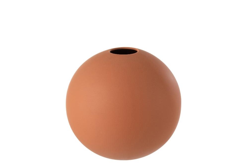 emob Vaas bol keramiek roest large