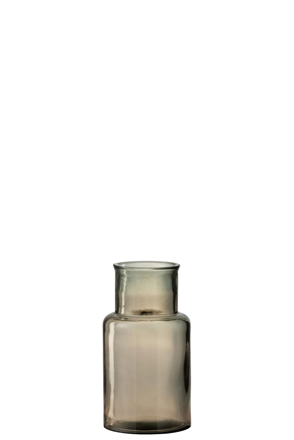 emob Vaas cilinder glas lichtbruin small