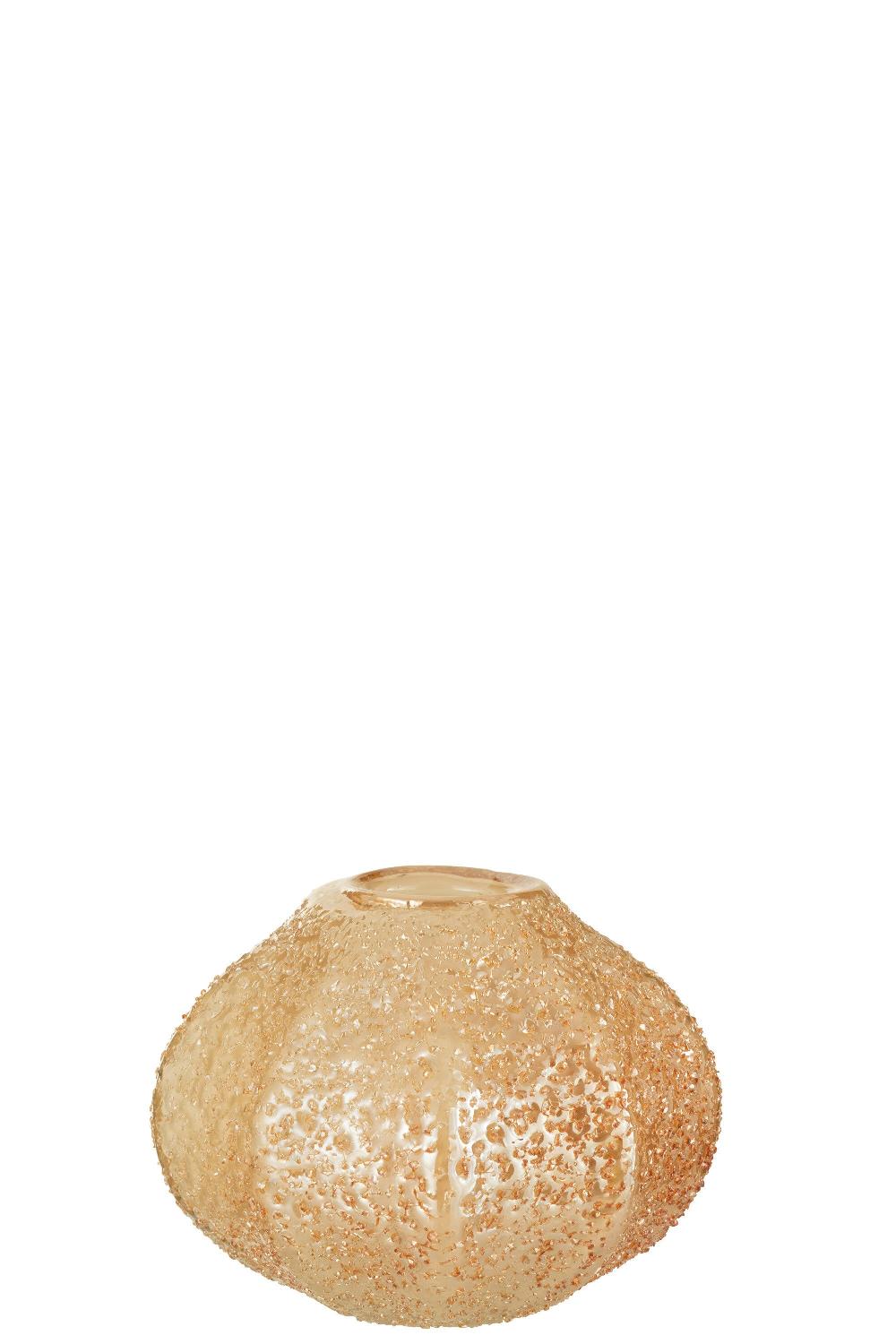 Emob Vaas Glas Licht Oranje Small