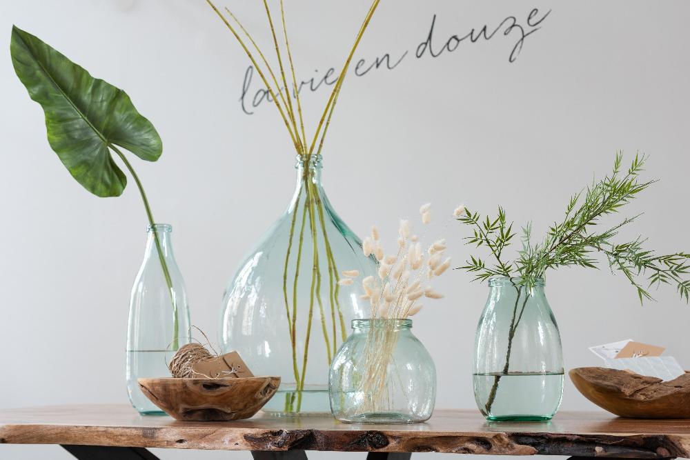 Emob Vaas Hoog Glas Transparant