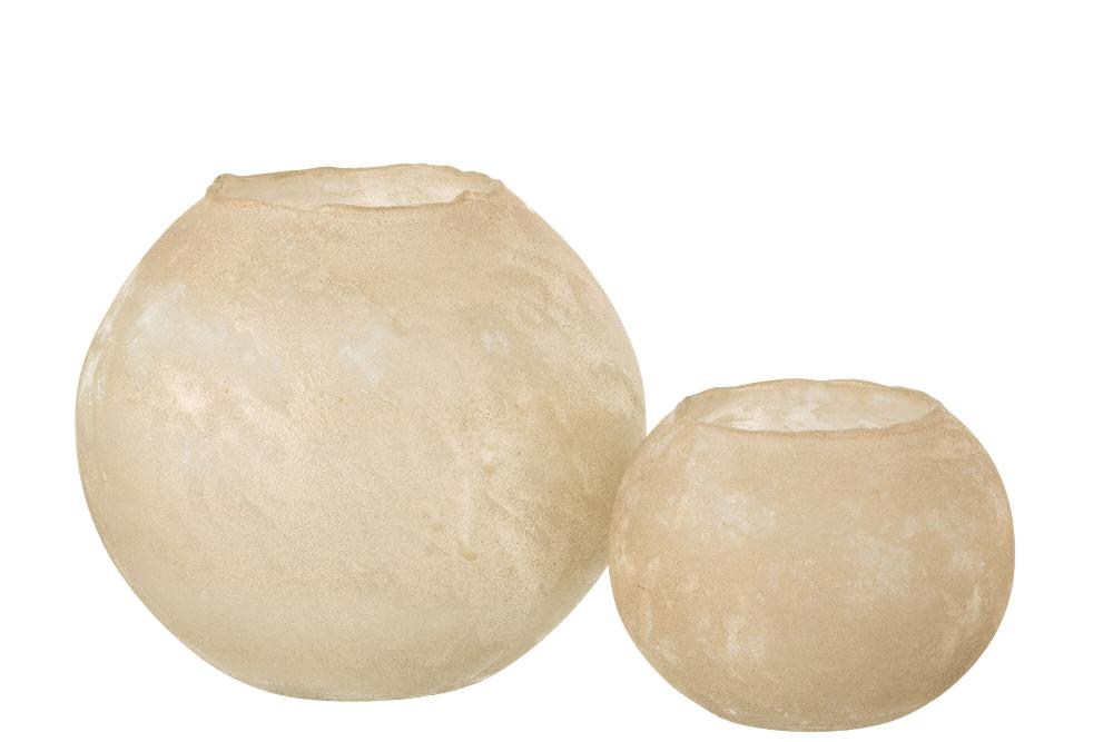 Emob Vaas Soda Rond Glas Goud Large