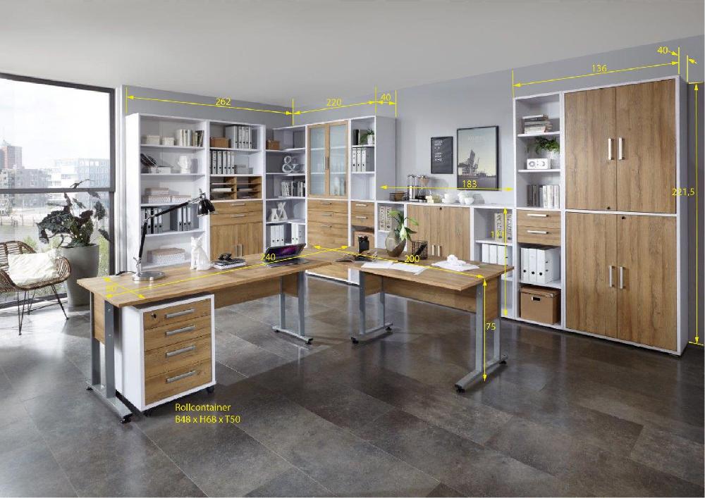 Emob Verbindingsstuk Bureau Gabi - Oude Eik