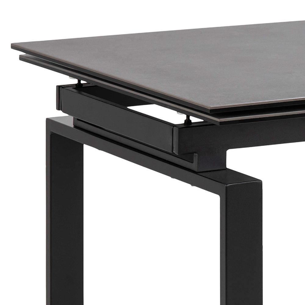 Emob Verlengbare Eettafel Hunor 120/200x85 - Zwart