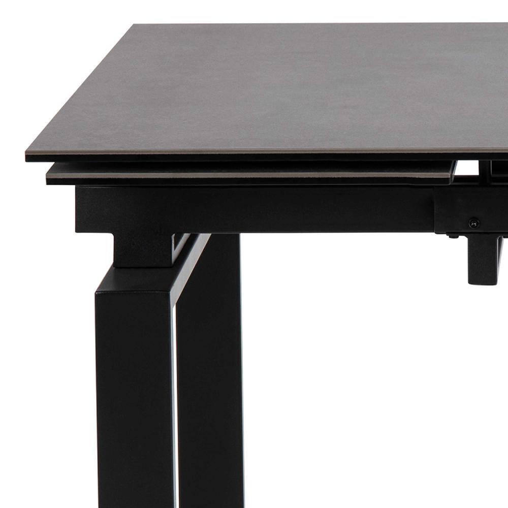 Emob Verlengbare Eettafel Hunor 120/200x85 - Zwart